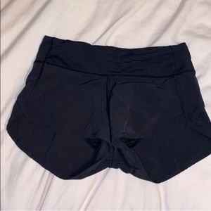Black lululemon shorts